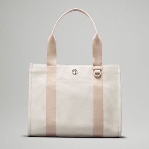 Two-Tone Canvas Tote Bag